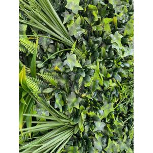 Waterproof Green Artificial Leaf Wall 35mm 40mm