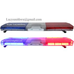 1W 48'' super bright LED warning LED lightbar with speaker , Puentes de luces