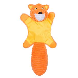 ODM Chew Cute Stuffed Squeaky Dog Toys Fox Short Plus