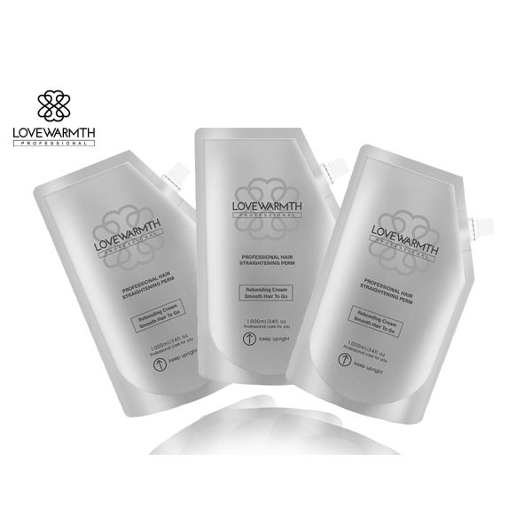 Adult Hair Straightening Cream / Rebonding Permanent Cream Relaxer And Neutraliser 1000ml