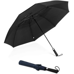 Double Canopy 210T Nylon Windproof 600g Sun Umbrella 3 Fold