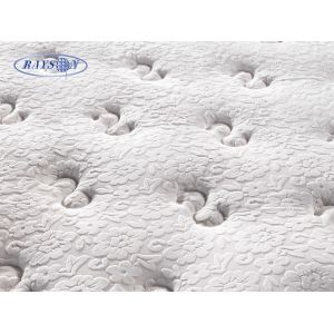 White Queen Size Hybrid Pocket Spring Mattress With Double Spring Bed Net