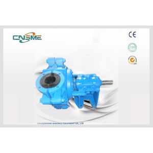 Black Rubber Lined Horizontal Slurry Pump With Closed Impeller