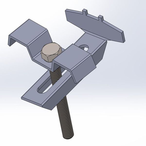 ISO Type A B C M Galvanised Steel Grating Clips