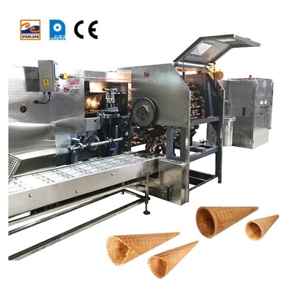 4.0hp Sugar Cone Production Line 89 Pieces 320* 240mm Baking Template