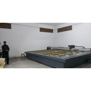 UV Digital Flat Engraving System, Industrial Flatbed Laser Engraver Textile