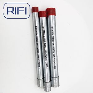 High Strength 20mm to 50mm GI Conduit Pipe with coupling and plastic cap