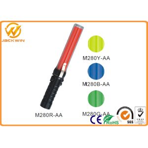 Quality 30cm Length Police LED Marshalling Wands with Harsh and Clip 3.3Hz Flash Frequency for sale