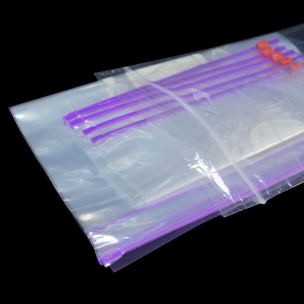 slider zipper bag with white printing for food storage, Shopping / Food / Snacks / Vegetables / Coffee / Gifts / Clothes