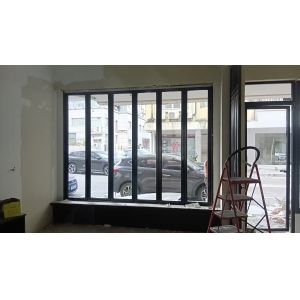 folding window aluminum balcony vertucal