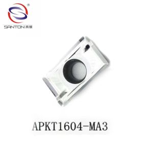 K05 APKT 1604 Carbide Inserts For Milling ISO14001 2800 TRS carbide tool inserts