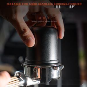 PP Plastic Carved Inverted Powder Cup for Universal Espresso Machines Modern