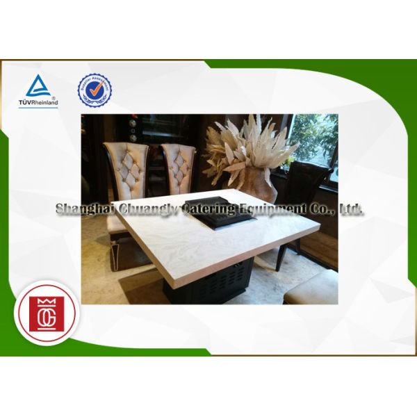 Dual Use Korean Rectangular Commercial Barbecue Grills Professional Bbq