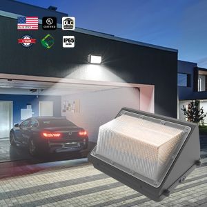 40W-120W Dimmable LED Wall Pack Light with Motion Sensor IP65