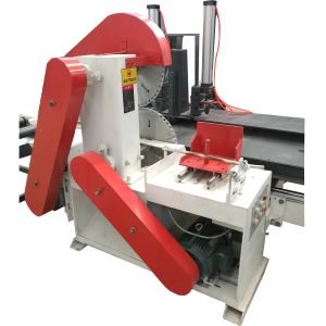 Circular Twin Blades Wood Saw Machine, Log Cutting Auto Feed Circular Sawmill