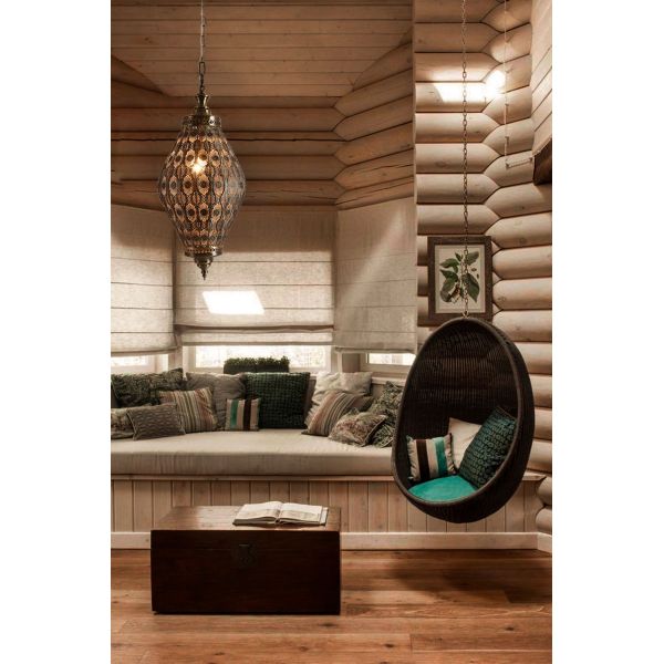 Metal Hollow Hanging Light Morocco Exotic Pendant Light for Turkish Southeast Asia Cloth Shop Light(WH-DC-20)