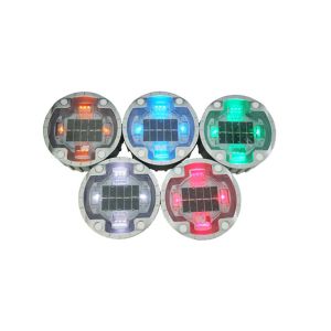 Five Colors IP68 120mm Solar Lights Embedded In Concrete Power Saving
