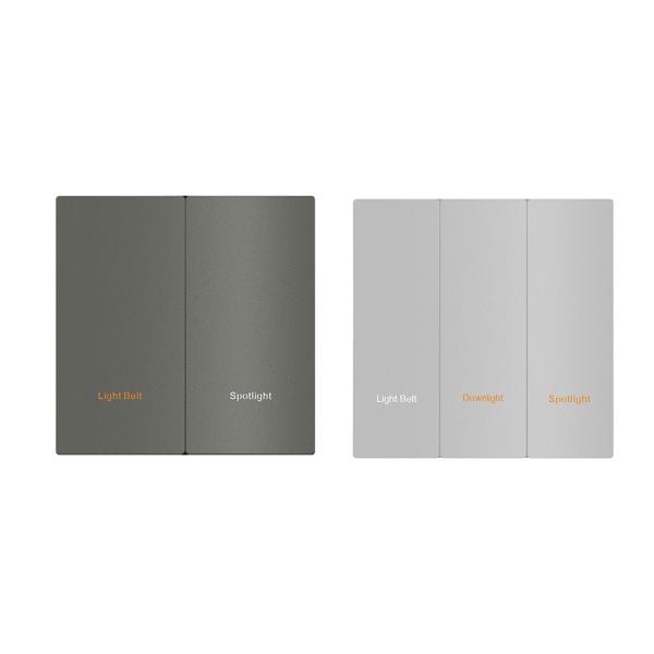 Buy Aluminum Zigbee Smart Switch , Wireless Control Tuya Zigbee Switch at wholesale prices