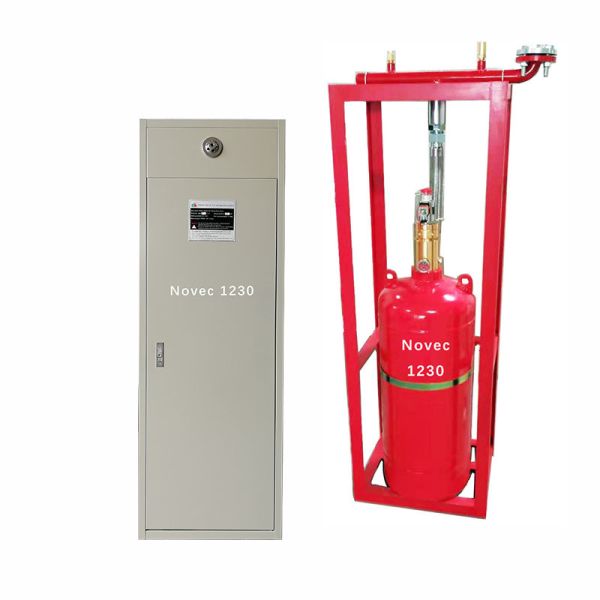 High Safety NOVEC 1230 Fire Suppression System Indoor Steel Cylinder Clean Gas DC24V/1A