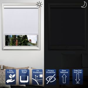 Flame Retardant Blackout And Sunscreen Roller Blind Fabric UV Proof Waterproof