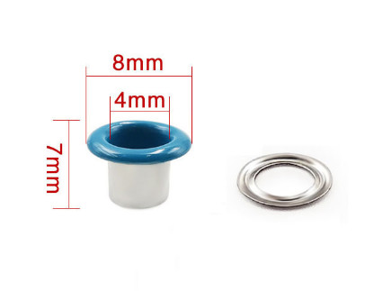 Metal Electroplated Hollow Eyelet Buckle Diameter 4-10mm Suitable For Clothing, Canvas Shoes Bag Accessories