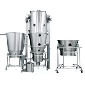 FLP Series Medicine Coating Machine Fluidized Bed Coater Dryer Granulating