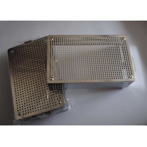 Quality 28x20x6cm Sterilization Metal Wire Basket Autoclave Stainless Steel 304 316 316L for sale