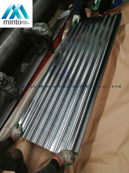 Buy Zinc Coated Corrugated Roofing Sheets Galvanized Corrugated Roof Panels Antirust at wholesale prices