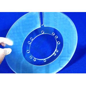 China 40/60 Customized Cnc Machining Fused Quartz Plate With Hole on sale China 40/60 Customized Cnc Machining Fused Quartz Plate With Hole on sale