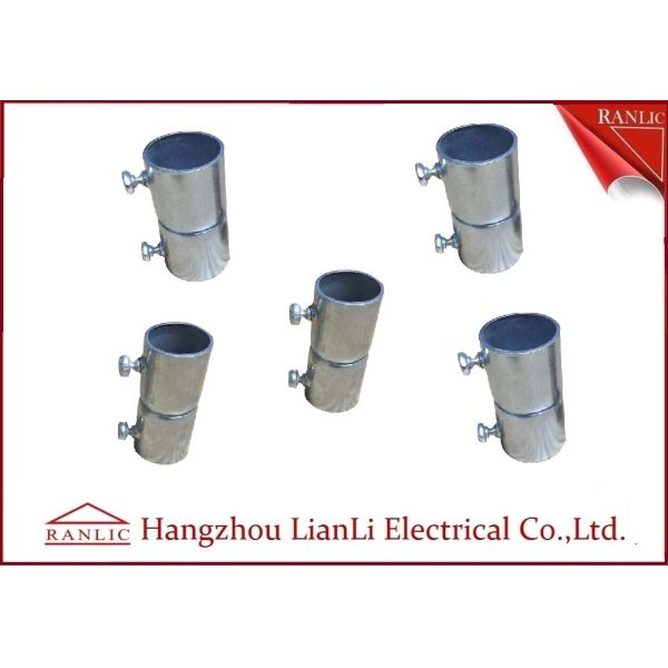 Electro Galvanized Gi Conduit Pipe Screwless Coupler Electrical Conduits And