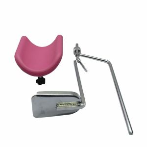 304 Bracket Obstetric Table Accessories Hospital Leg Holder Pink