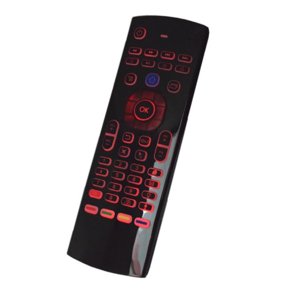 Buy Backlight Android Air Mouse Keyboard Remote Control 10-15m Operation Distance at wholesale prices