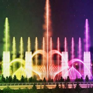 Onsite Installation ponds fountain led fountains