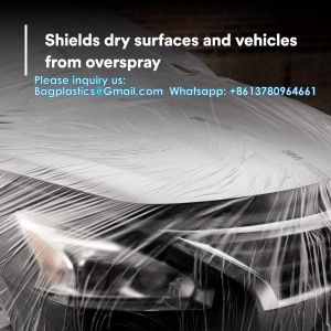 Overspray Protective Sheeting With 233+ Masking Tape (36 Mm), Translucent,