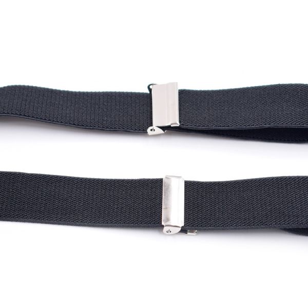 Black Leisure Cotton Children'S Clothing Accessories Elastic Suspenders Y Back Bowtie