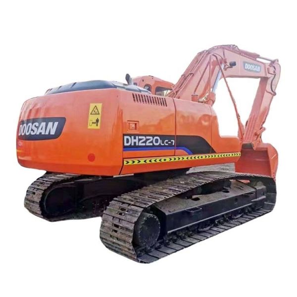 Buy Used Doosan DH220-7 Excavator in Good Condition Made in Korea 22 Ton Crawler Chain at wholesale prices