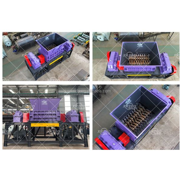 Shredder for Car Shell Scrap Car Body Shell Crusher Machine Twin Shaft Shredder Heavy Duty Shredder