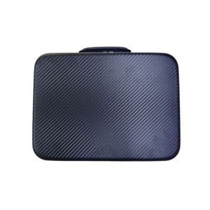 Hard Eva Case Black Carbon Fiber PU Fabric Waterproof Mini Drone Bag 32*23*8 cm