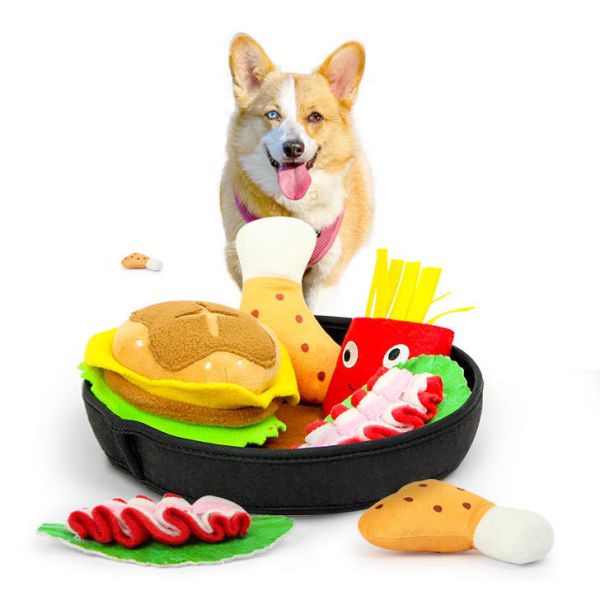 Buy Best Smart Interactive Feed Stuffed Chicken Puppy Puzzle Dog Toy at wholesale prices