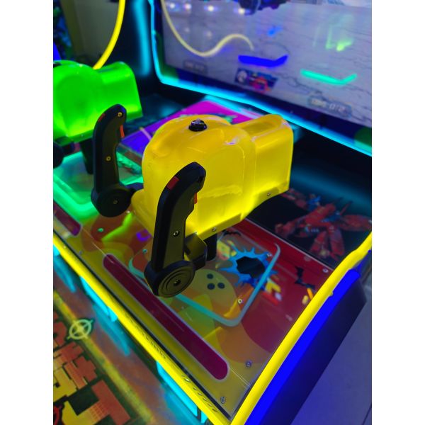 Amusement park redemption coin-operated 3 players ball shooting game machine for kids