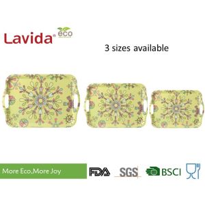 Non - Fragile Large Rectangular Tray Waterproof High Temperature Tolerance Mixed