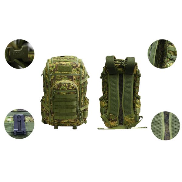 1000D Nylon Waterproof Camouflage Tactical Gear Backpack WithYKK Zipper