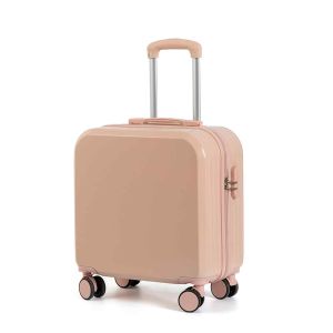 18 inch luggage, multifunctional small boarding luggage, business aluminum frame