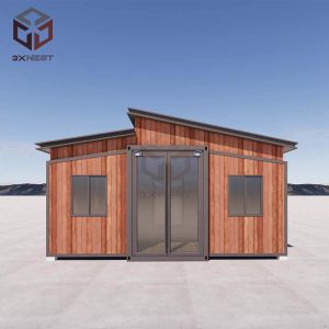 20FT Premade Steel Structure Houses with PVC/Aluminum Windows