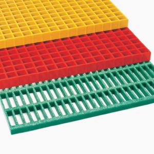 China Customizable Fiberglass Grating Panels Molded 1000m2 Technique on sale