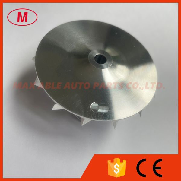 K26 50.75/70.40mm 7+7 Blades High Performance Turbo Milling/aluminum 2618/billet Compressor Wheel for Racing