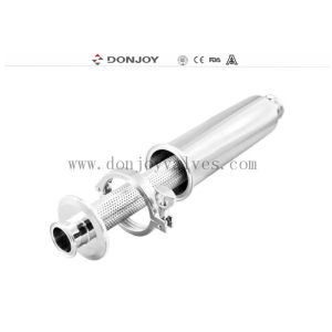 Inline Sanitary Filter / SS316L Straight Type Strainer With Tri Clamp End