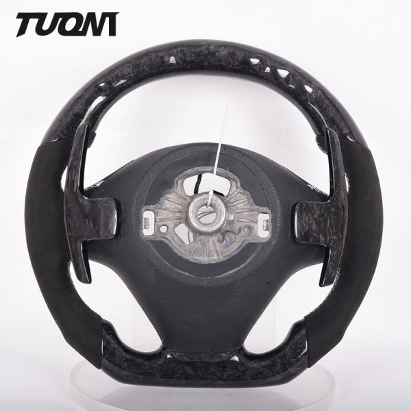 Alcantara Led Forged Carbon Fiber Bmw F20 Steering Wheel Flat Bottom