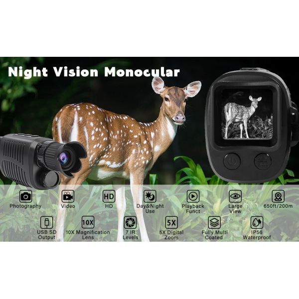 Buy ODM Waterproof Night Vision Binoculars 1080p Full HD at wholesale prices