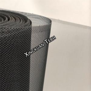 Quality Black Epoxy Coated Wire Mesh Hydraulic Air Filters Support Layer 18*14 Mesh for sale